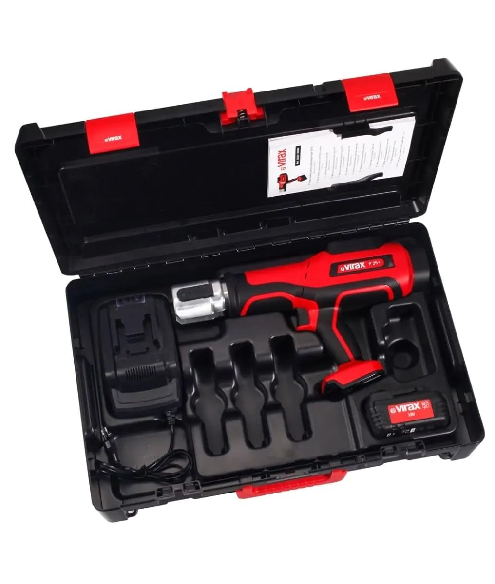 Virax Sertisseuse Viper® P25+ Virax avec 1 batterie 18V 3AH + 1 chargeur - 253263