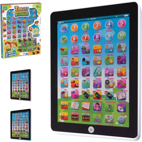 Tablet Interativo Bilíngue Art Brink, Multicor