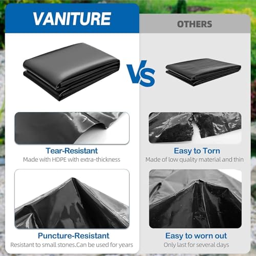 Bâches souples pour bassins et fondations durables de haute résistance