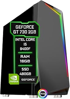 PC Gamer Blue PC Intel Core i5 9400F (Nona Geração) 16GB DDR4 Placa de Vídeo Geforce GT 730 2GB SSD 480GB