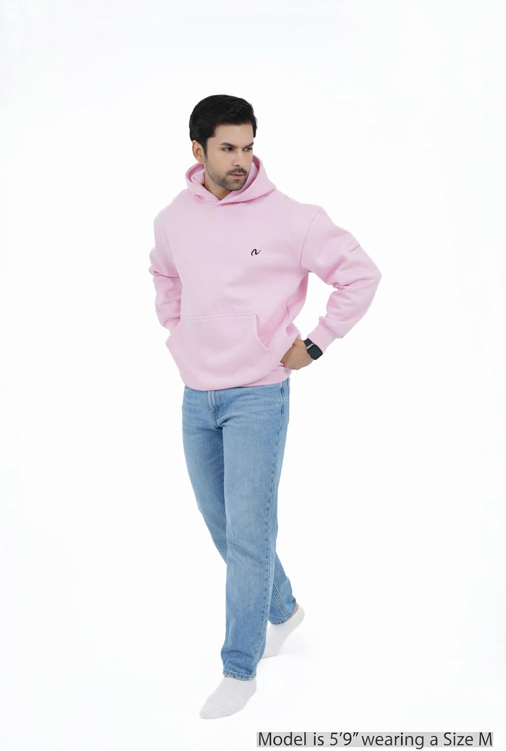 Heavyweight Oversized Fleece Hoodie Unisex Premium Comfort Pullover Mesh Pocket