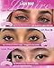 Manga Lash Clusters Natural Look Wispy Lashes Clusters Anime D-Curly Cluster Eyelash Extensions 110 Pcs 8-16MM Fairy Individual Cluster Lashes Wet-Look Lash Extensions