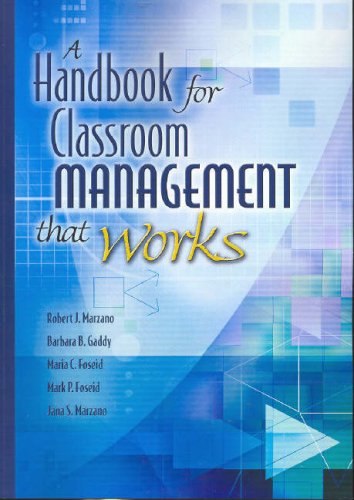Amazon | A Handbook for Classroom Management That Works | Marzano ...
