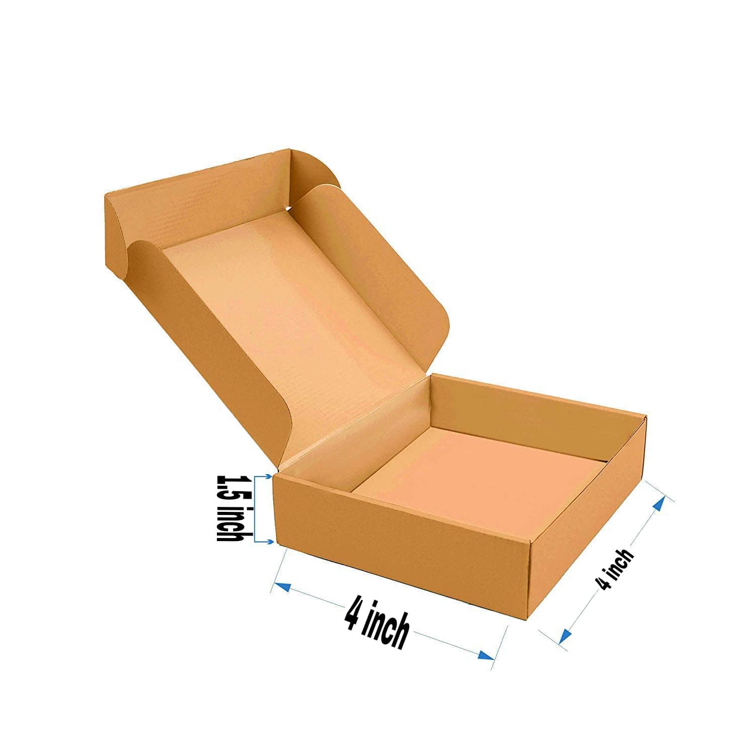 K K Industrial Multipurpose Brown Cardboard Box for Packing, Packing Material, Self Locking Flat Corrugated Boxes 4 x 4 x 1.5 Inch Sturdy Boxes for Online Selling/E-commerce Shipping (Pack of 100) (B0B4ZXD5TL) Amazon Price History, Amazon Price Tracker