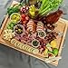 John Boos Handle Boards Series Rectangular Wooden Maple Cutting Board 24”x18” – 2.25” Thick, 30-lb Reversible Butcher Block with Juice Groove, Edge-Grain & Metal Handles