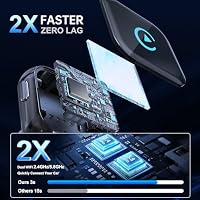 2026 Verbesserter 2-in-1 CarPlay Wireless Adapter mit Instant 2-Phone Switch für Apple CarPlay/Android Auto,Plug & Play, Bluetooth 5.3 und Wi-Fi 6, verzögerungsfrei, automatische Verbindung – Ansicht 6