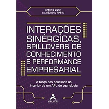 Capa do livro Interações Sinérgicas, Spillovers de Conhecimento e Performance Empresarial: a Força das Conexões no Interior de um APL de Tecnologia