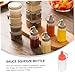 GLEAVI Botellas Exprimibles Para Salsa Mini 4 Unidades Transparentes Plástico Dispensador Tapa Para Condimentos Uso Cocina y Barbacoas Imagen de GLEAVI Botellas Exprimibles Para Salsa Mini 4 Unidades Transparentes Plástico Dispensador Tapa Para Condimentos Uso Cocina y Barbacoas