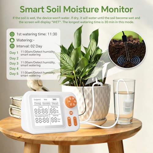 Automatic Plant Waterer with Cycle & Soak