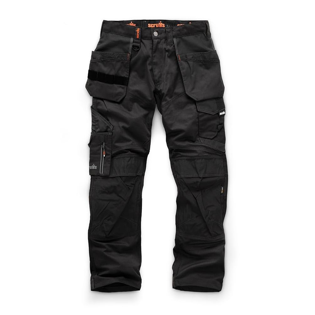 Scruffs Men's Scruffs Trade Holster Black Trousers, Black, 36W Long UK