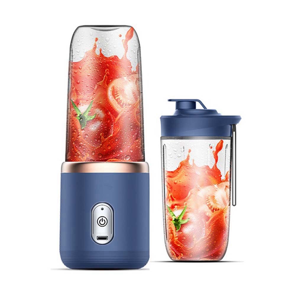Seprendi 6 Blades Portable Juicer Cup Juicer Fruit Cup Automatic Small Electric Juicer Smoothie Blender Food Processor,A