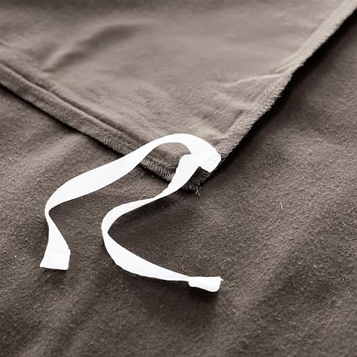 Housse de couette flanelle de coton ultra douce contre le froid du lit double - 5