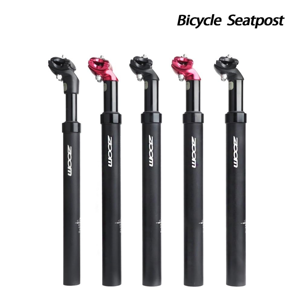 Colliers De Selle Pour VéLo 1 pièces Suspension tige de selle compte-gouttes vtt vélo amortisseur VTT amortissement Tube aluminium 27.2 30.9 31.6(33.9 red)