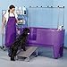Master Equipment PolyPro Grooming Tub for Pets, Purple
