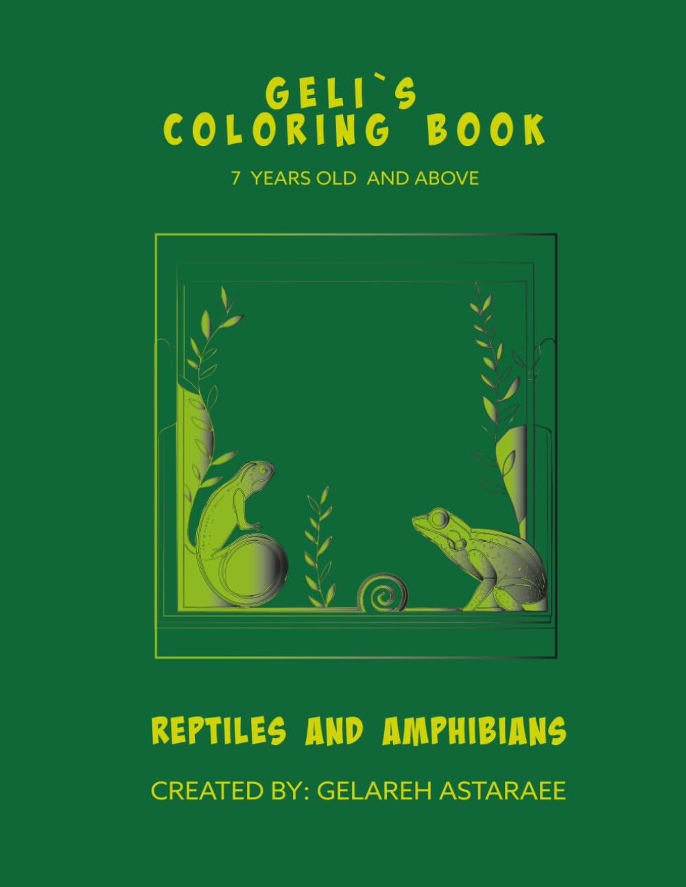 GELI'S COLORING BOOK - REPTILES AND AMPHIBIANS