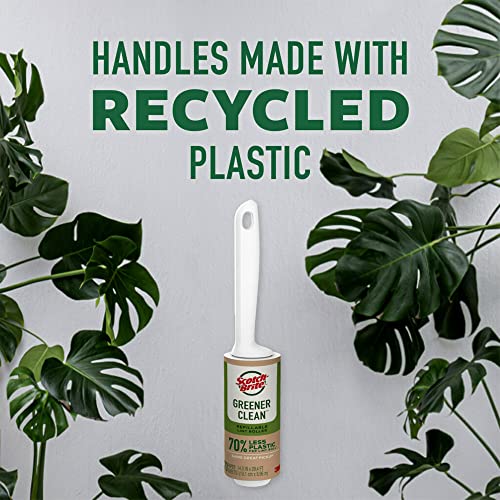 Scotch-Brite-Greener-Clean-Lint-Roller-Reusable-Lint-Rollers-for-Clothes-Furniture-and-Pet-Hair-Tidy-Up-Fabrics-with-a-More-Sustainable-Fuzz-Remover-1-Roller-2-Refills