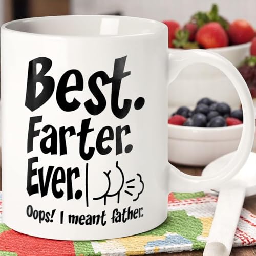 Best Farter Ever Ceramic Mug - Funny Father