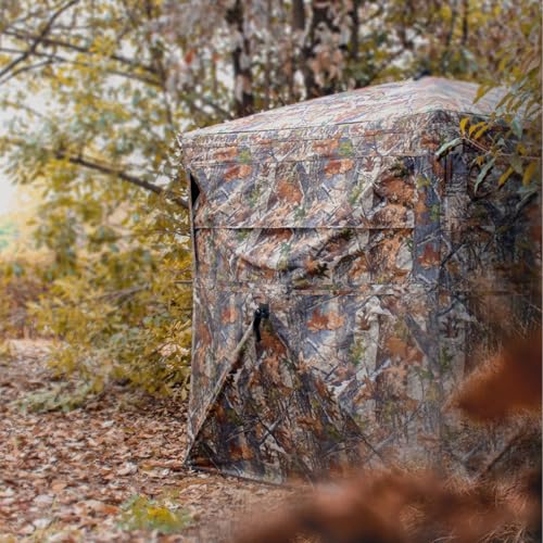 Blind de chasse 270 degrés sans bruit grâce aux fermetures éclair silencieuses - 7