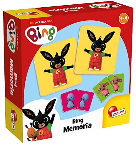 Lisciani - BING Memo - Juego Educativo para Niños a partir de 1 Año - Animales - 32 Cartas - Desarrollo de la Lógica y la Atención - Made in Italy