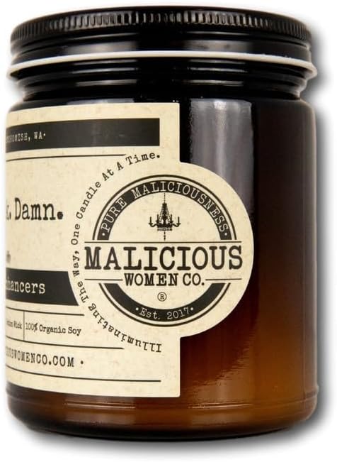 Miniatura 2 de Malicious Women Candle Co - Vela de soja natural, 255 granos  9 onzas