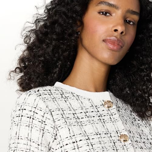 The Drop Women's Aida Cropped Boucle Jacket3