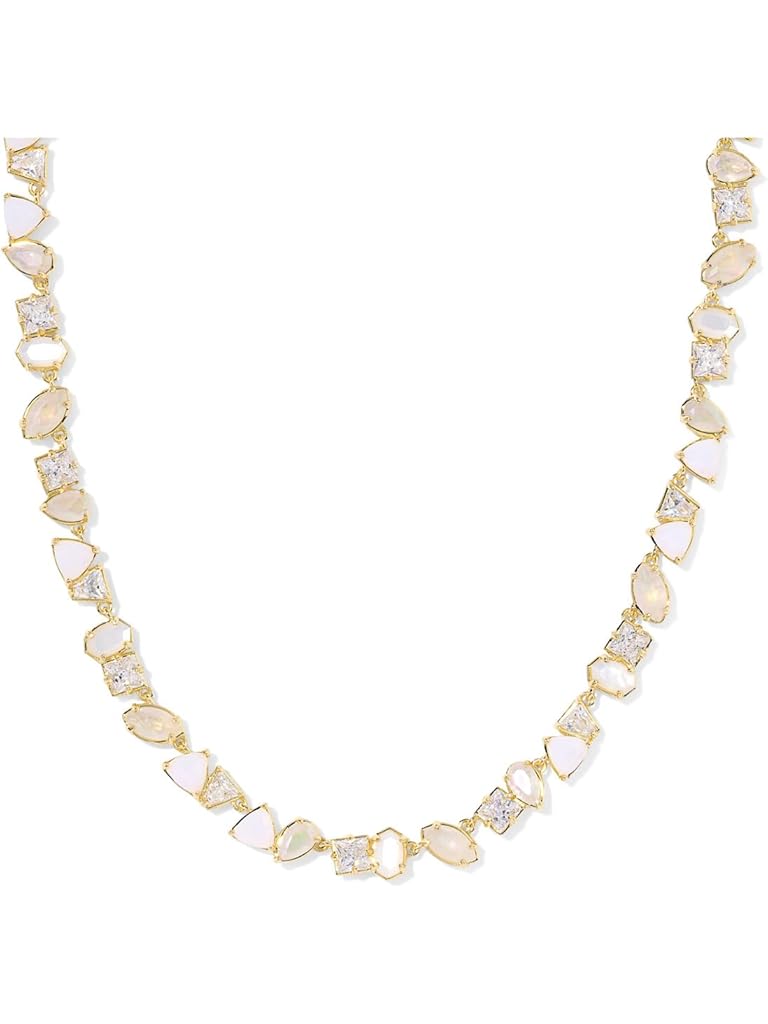 Neutral Kendra Scott Isabelle Tennis Necklace