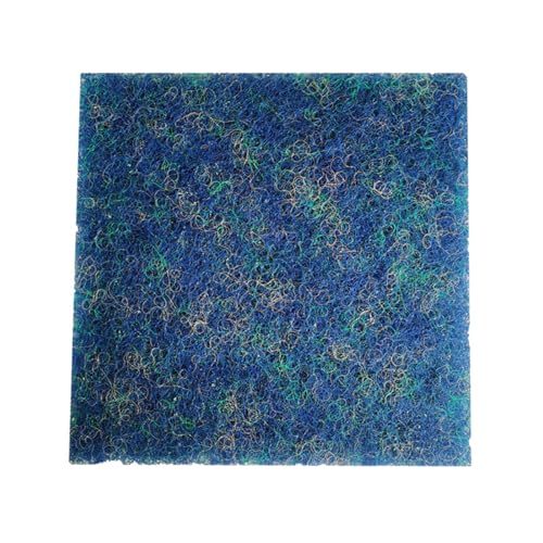 Tapis filtrant biochimique de qualité supérieure pour bassins koï et aquariums - Réutilisable et lavable - Supporte les bactéries bénéfiques - 25 x 25 x...