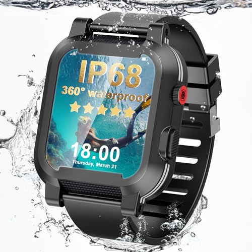 Labold IP68hP[X ohƃXN[veN^[t Apple Watch Series 10 9 8 7 6 5 4 3 2 SE2 SEɑΉ ϋvop[ ȃP[X یJo[ X|[cXgbv obNJo[ iWatchA