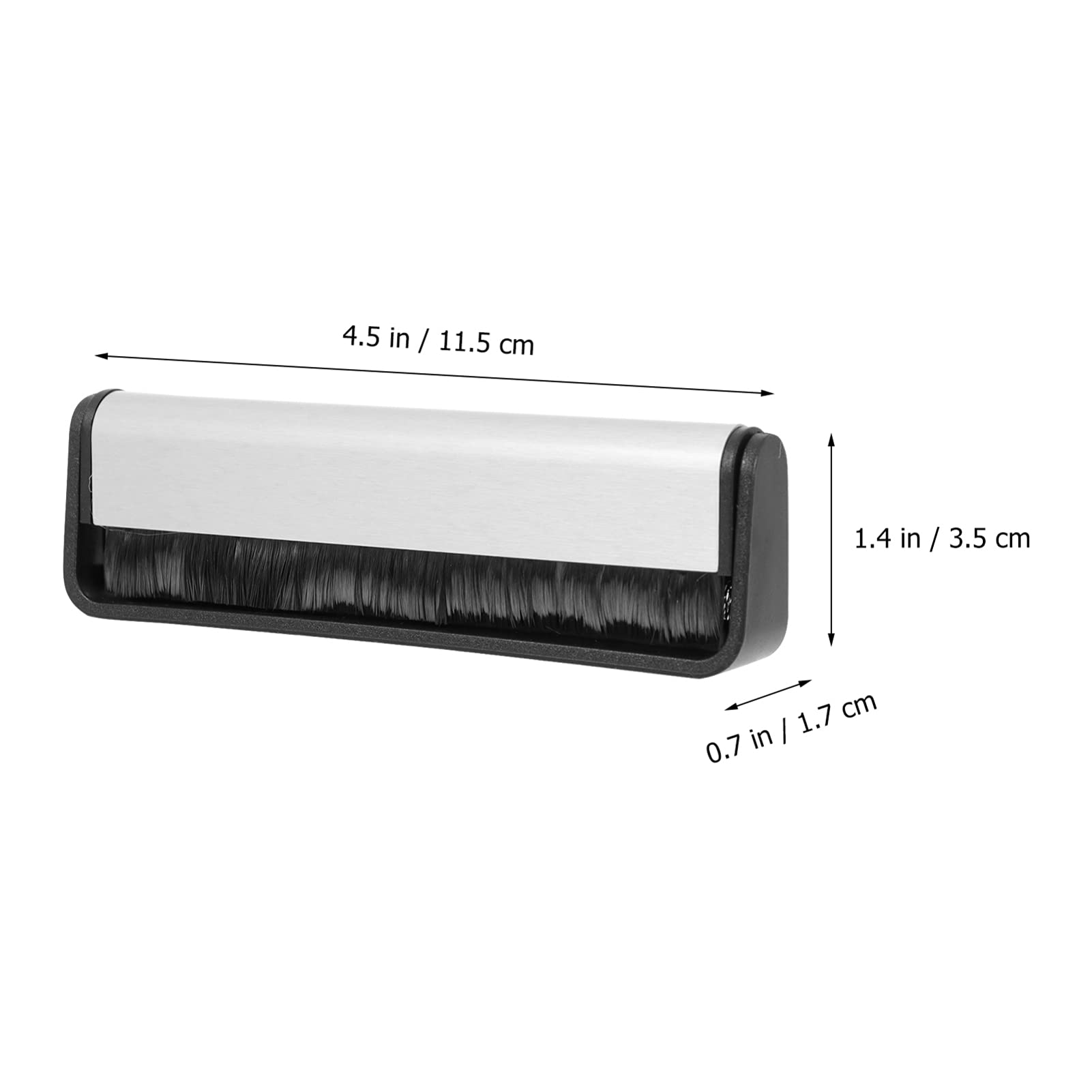 jojofuny 4pièces Brosse De Nettoyage Antistatique Manche pour Disques Vinyles Et CD Élimine La Poussière Et Prolonge La Durée De Vie De Votre Collection Musicale