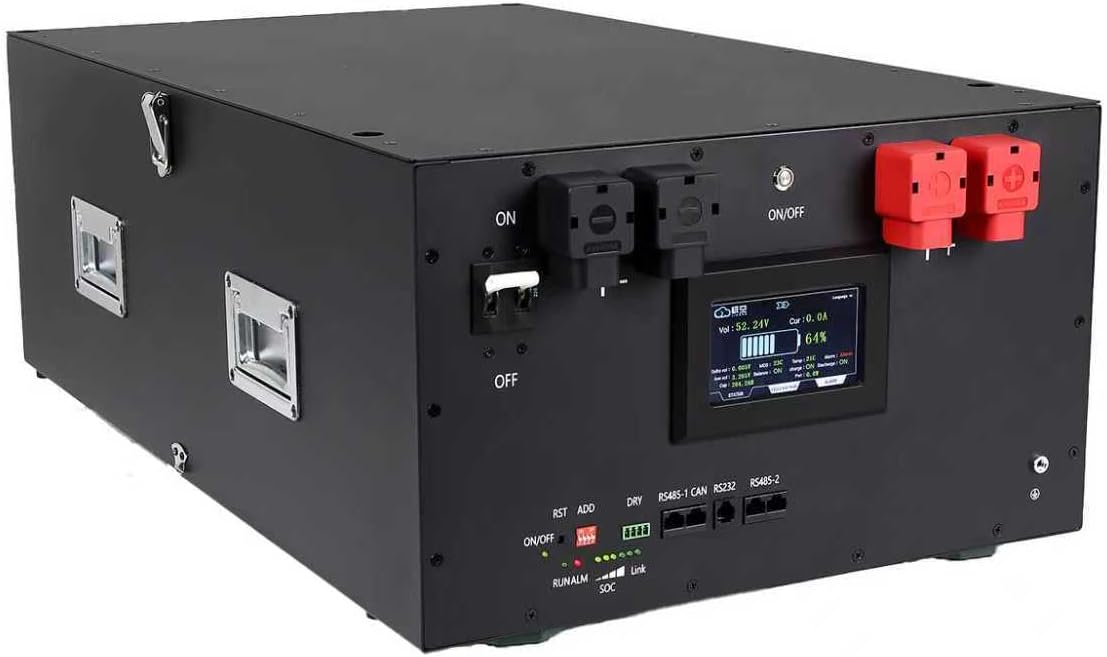 51.2V 280/314/320Ah LiFePO4 battery DIY battery pack, equipped with 15kWh embedded battery management system, RV, camping, ship and off grid power systems, household appliances (excluding batteries)