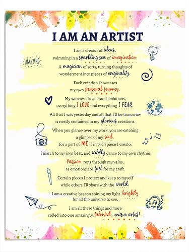 I Am An Artist Wall Art Print