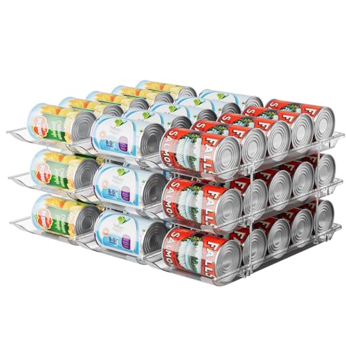 VEGEVIGI Can Storage Organizer for Pantry, Can Holders For Pantry, Canned Goods Food Dispenser...