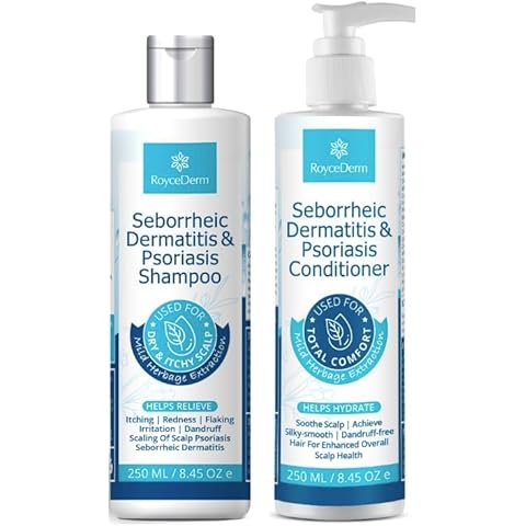 Roycederm Scalp Care Bundle: Psoriasis Shampoo & Conditioner for Dry, Itchy Scalp Relief Cover