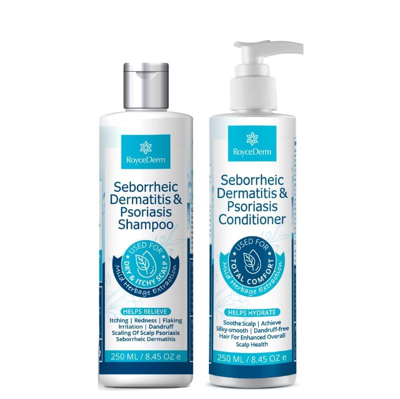 Scalp Care Bundle: Psoriasis Shampoo & Conditioner for Dry, Itchy Scalp Relief