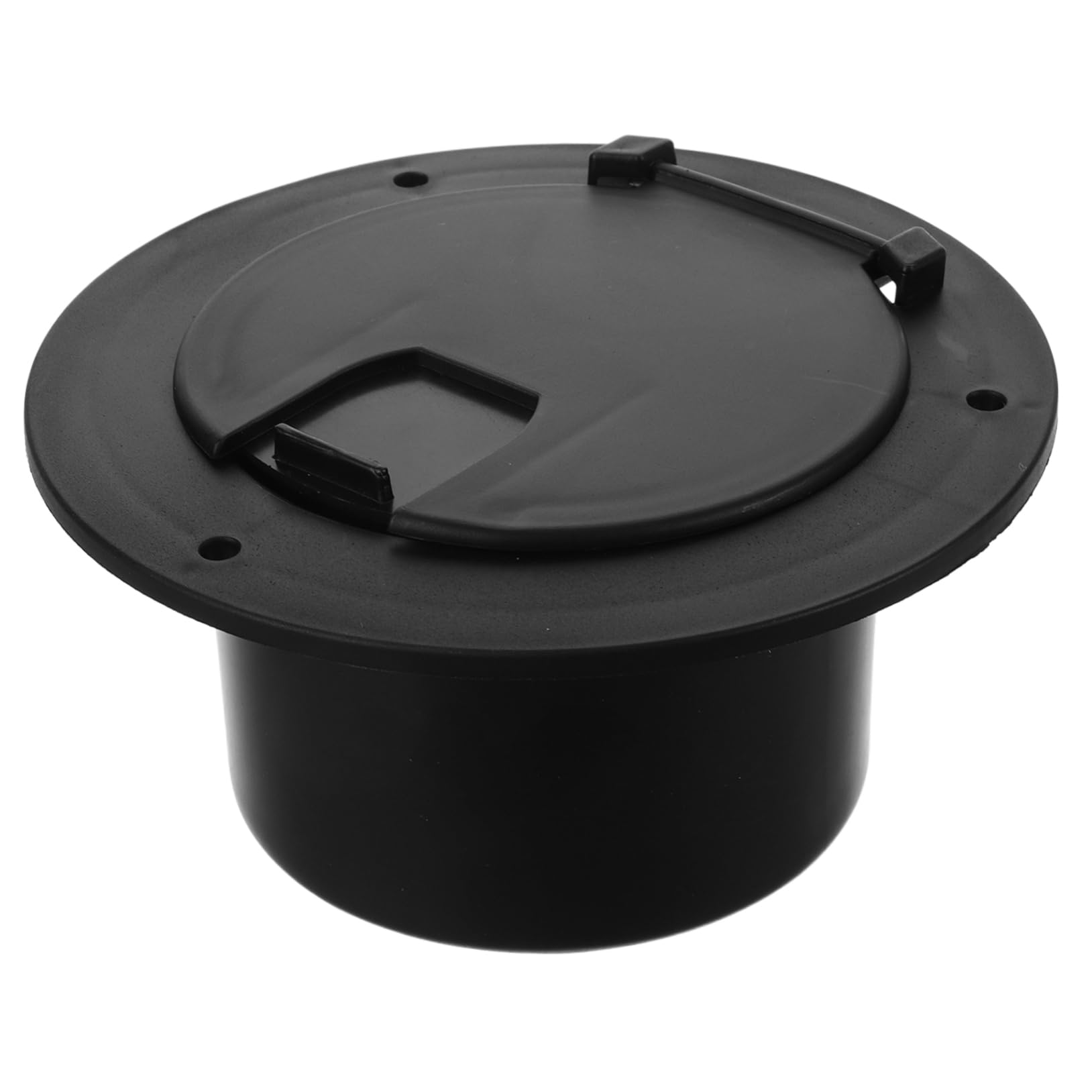 2 Pièces en Fil Trappe de Camping-Car Passe-câble électrique Trappe de câble de RV câble Cache Abdos Black