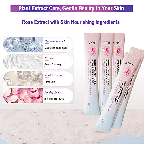 SHEEYOON Facial Jelly Mask, Peel Off Crystal Face Jelly Mask Powder and Nicotinamide/Hyaluronic Acid Serum Set - Image 4