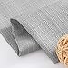 jinchan Grey Linen Textured Curtains 84 Inch Long 2 Panels for Living Room Grommet Top Light Filtering Window Drapes for Bedroom Heathered Gray