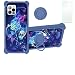 Produktbild Handyhülle für Unihertz Luna Hülle kompatibel mit Unihertz Luna Handyhülle Case Cover [with Tempered Glass Screen Protector][PC + TPU 2 in 1][Ring Support] [Colorful Reflect Light] IMDL-LMG