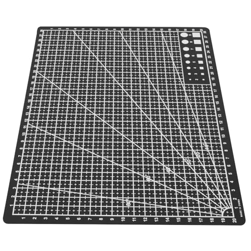Mobestech Tapete de Corte A4 Doble Cara 30×22 CM para Manualidades y Costura Base Antideslizante Cuadrícula de Medición Precisa Alfombrilla Resistente para Tallado Artístico y Corte de