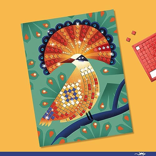 Djeco DJ09422 Lga Mosaics Deep In The Jungle - Create Your Own Mosaic Masterpiece - Fun & Creative For Family & Friends - Educational, Sticker Craft Kit thumb #6