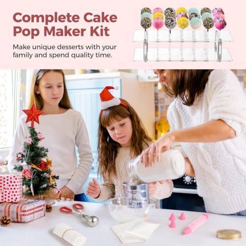 Cake Maker Kit, One Lolli Stand, One Meat Baller With Handle For Candies, One Decorating Pen, One Hundred Twist Ties, Lolli Treat Bag Set - Image 5