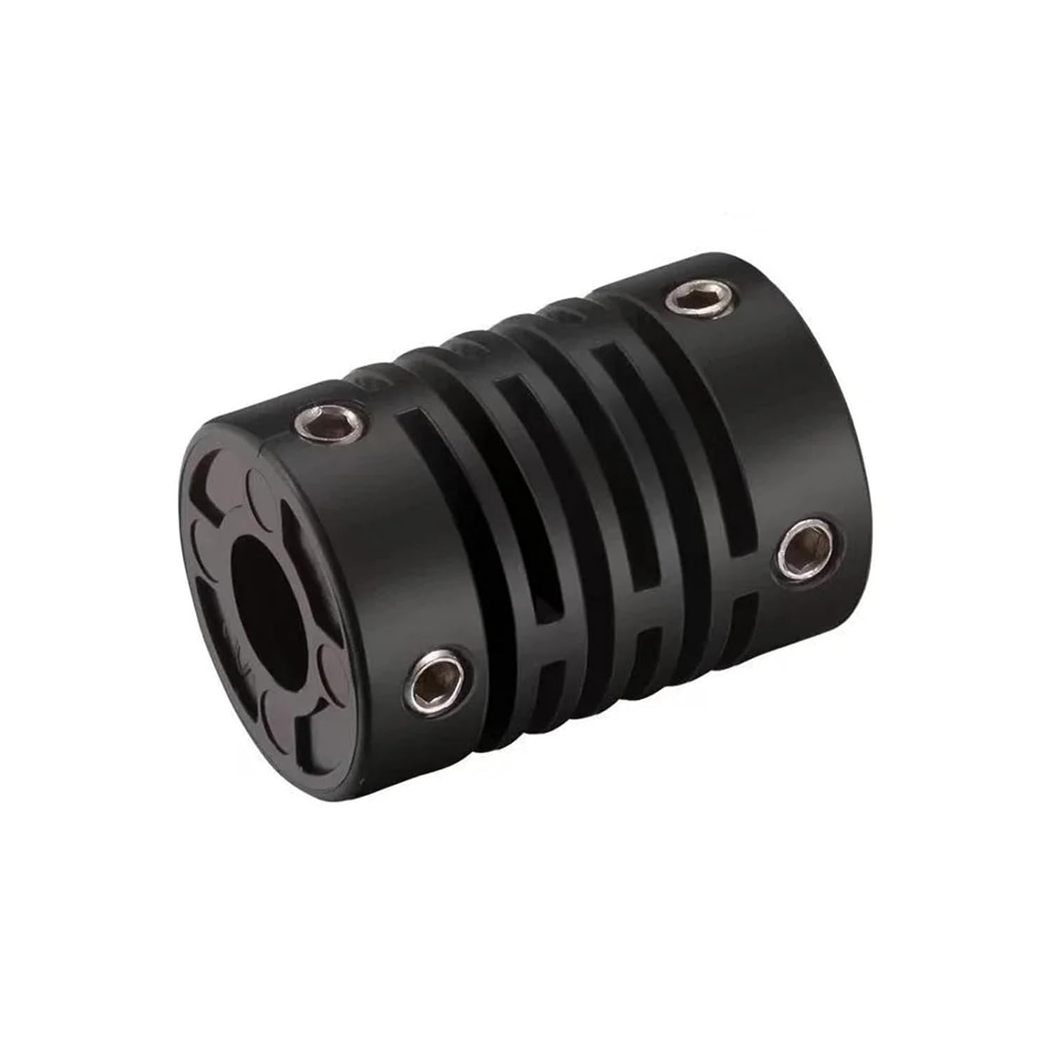 Plastic Nylon Coupling PA66 E6B2 D13L21/D14L21/D15L21/D19L23/D22L25mm 1Pcs(D13L21 4x4)