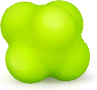 PTP Reaction Ball Pelota de reacción, Adultos Unisex, Amarillo, Talla única