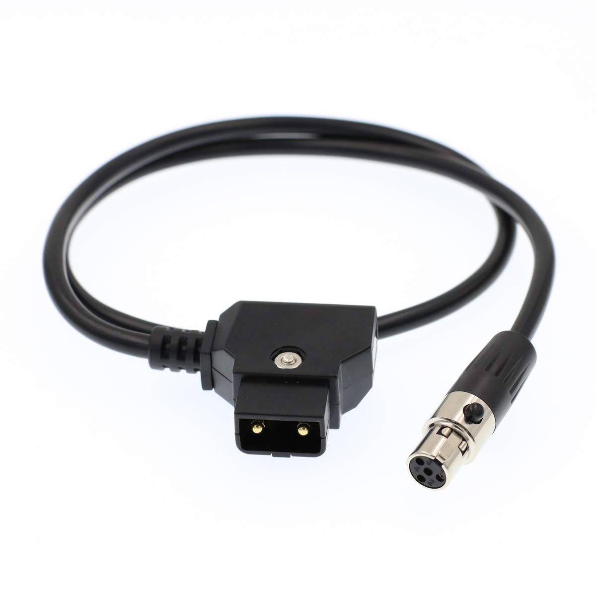 Cable D-Tap a Mini XLR TVLogic con conectores de alta resistencia 4