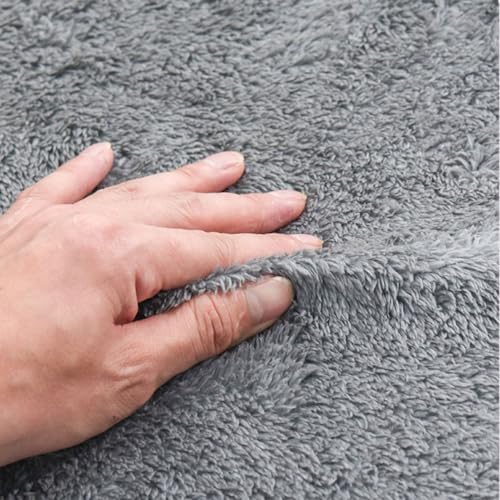 Panier chien grande taille et canapé orthopédique déhoussable gris - 5