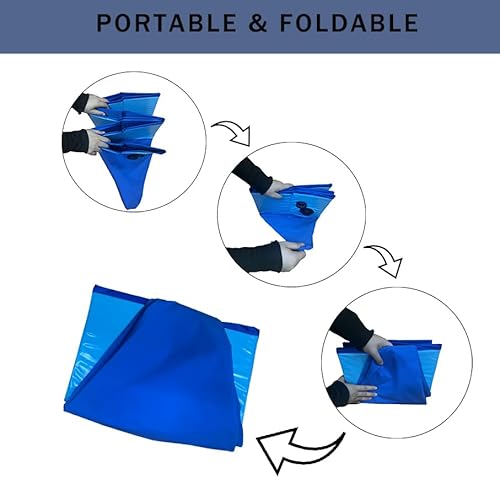 Cdycam Portable Birthing Pool for Dogs and Puppies, Foldable Whelping Pen, Dog Whelping Pool Box, Ea