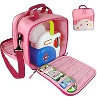 amiumuca Detachable Bag Compatible with Little Tikes Story Dream Machine Books Starter Set，Kids Toys Storage Case for Little Tikes for Storybook, Audio Play, Character,with Handle and Shoulder Strap