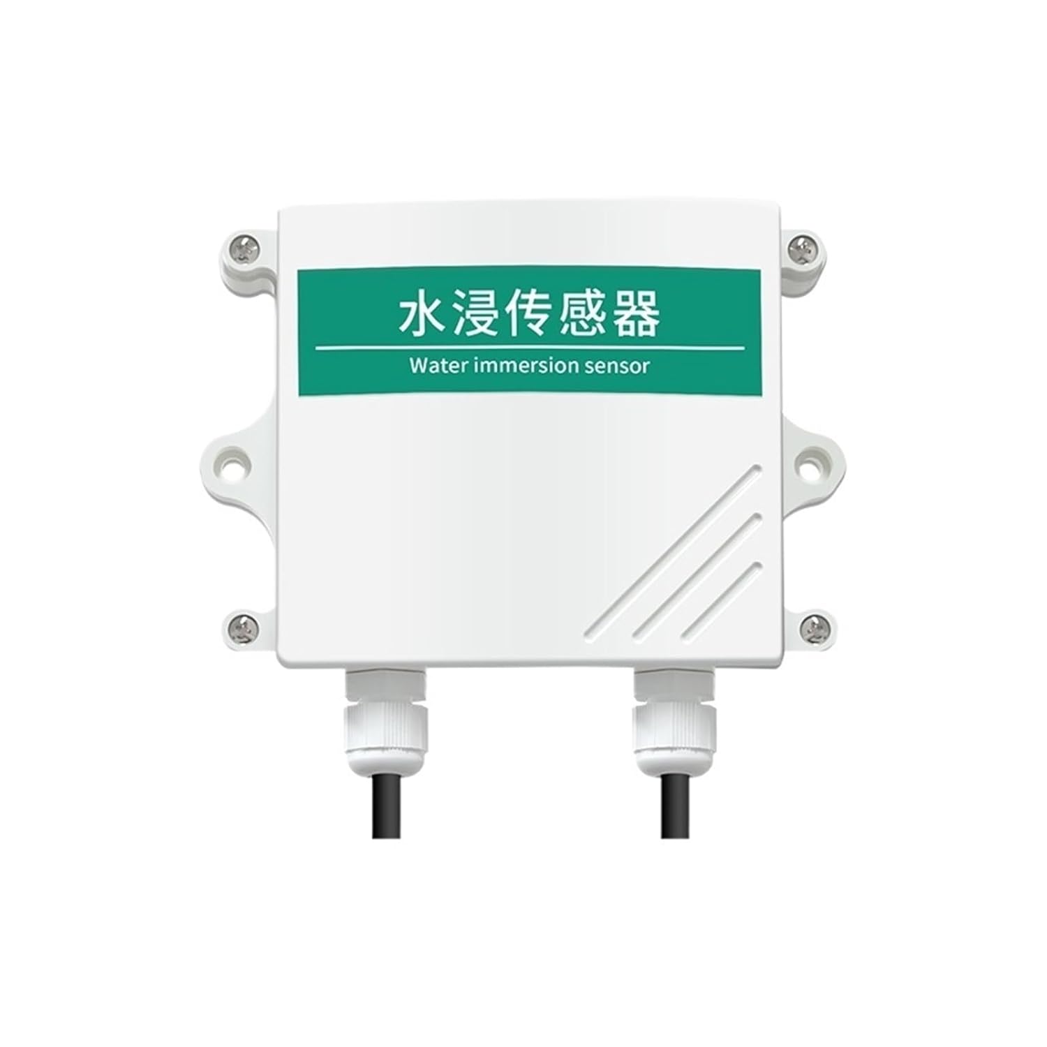 Water Immersion Sensor Overflow Water Transmitter Alarm RS485 Machine Room Factory Pipeline Leak Point Detector(White)