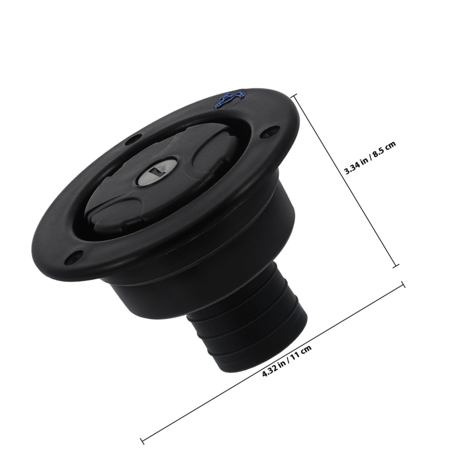 Tapa De Llenado De Agua Para Rv Diseño Abs Resistente, Entrada De Agua Dulce Para Remolques De Camping, Reemplazo Práctico Para Autocaravanas y Caravanas