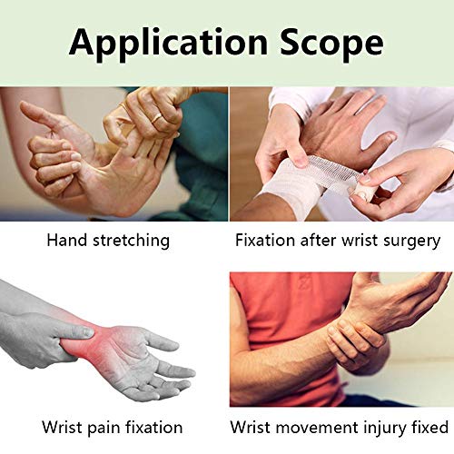 Punten fretboard, polssteun, verstelbare handbandage pols spalk vinger orthesen toets punten pols hand positionering… - Image 6